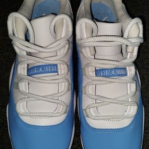 Air Jordan UNC blue on white Retro 11's